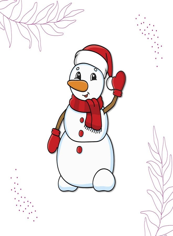 Bhai Please Snowman Wooden Fridge Magnet (Pack of 1) | Cartoon Characters, Movie, TV, Comics, Anime | Fridge Decorations | Gift for Friends, Colleagues, Gen Y | Birthday, Return Gift - Image 3